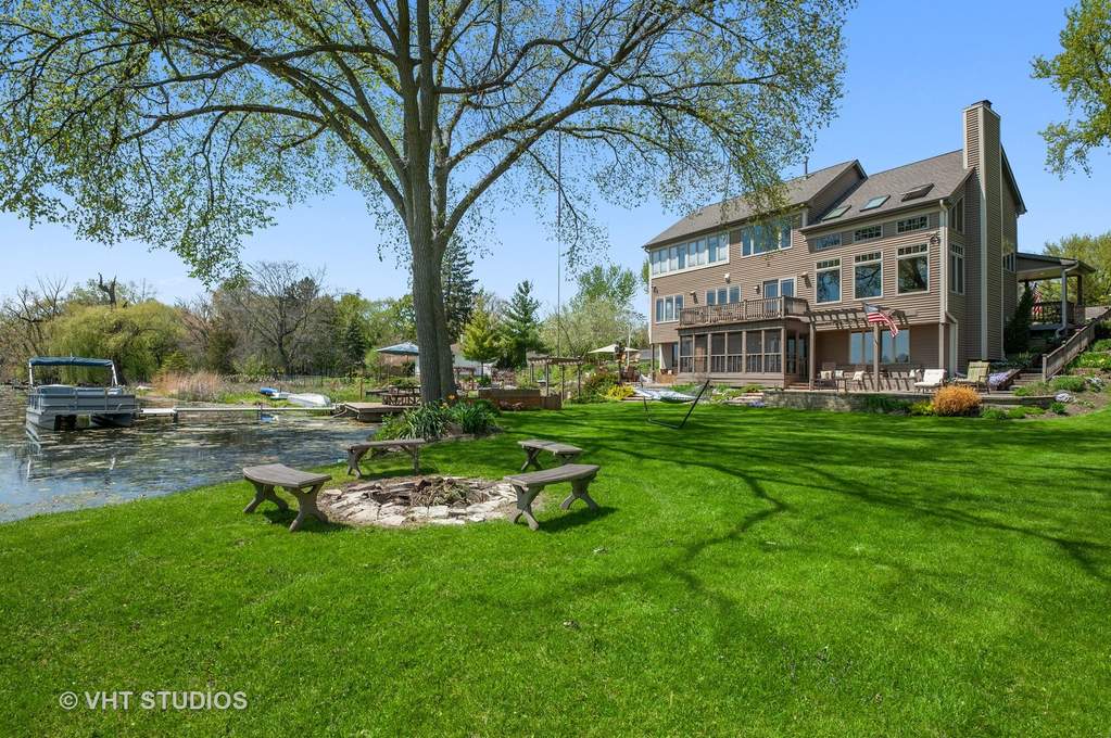 23762 W Rosemont Lane Lake Villa, Illinois 60046 - View from Lake to House