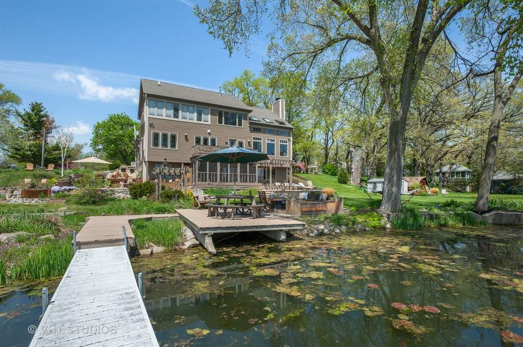 23762 W Rosemont Lane Lake Villa, Illinois 60046 - View from Pier to House