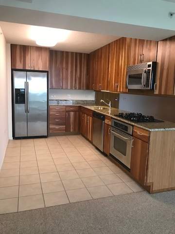 9655 Woods Drive #1206 Skokie, Illinois 60077 - Abundant granite counter prep space and cabinet storage