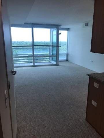 9655 Woods Drive #1206 Skokie, Illinois 60077 - Massive floor to ceiling windows in main living area and large balcony off this space