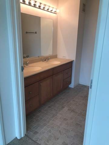 9655 Woods Drive #1206 Skokie, Illinois 60077 - Large double bowl vanity with extra storage
