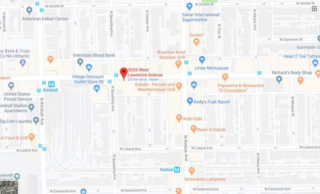 3253 W Lawrence Avenue #2D Chicago, Illinois 60625 - 5 min walk to Kimball and Kedzie CTA Brown Line, Lawrence Bus, and Andy's Fruit Market