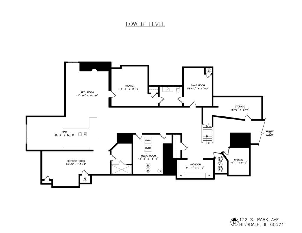 132 S Park Avenue Hinsdale, Illinois 60521 - Lower Level