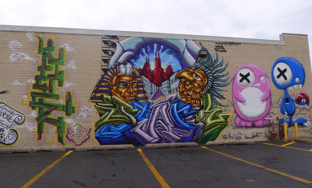 Palmer Square - Graffiti in Logan Square